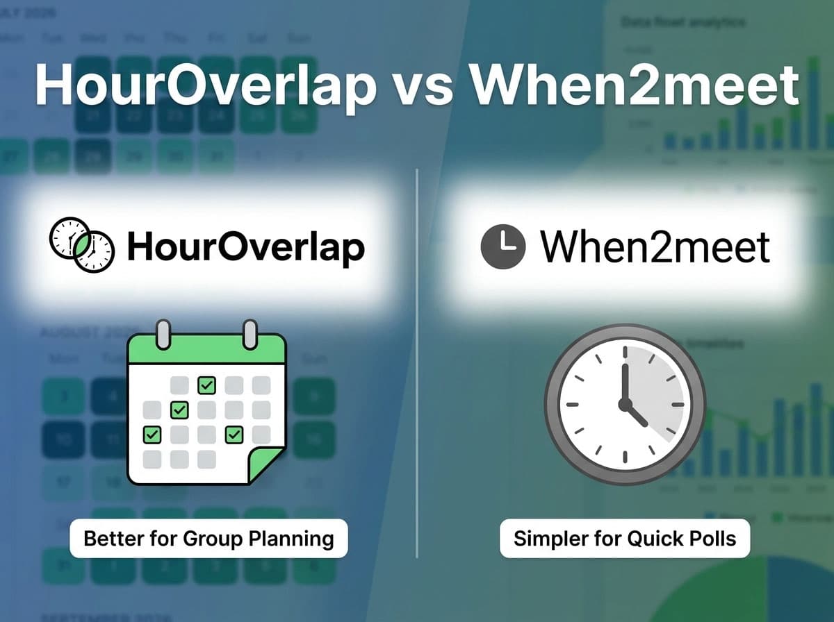 HourOverlap vs When2Meet